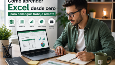 Como aprender Excel desde cero para conseguir trabajo remoto