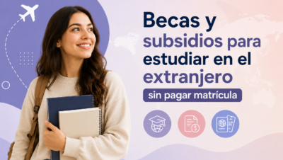 Becas y subsidios para estudiar en el extranjero sin pagar matrícula