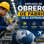 Empleos de Obreros de Fábrica en el Extranjero